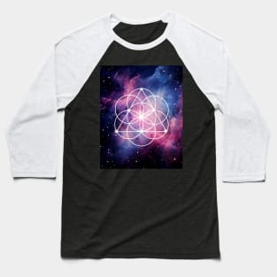 Sacred Geometry: Seed of Life Baseball T-Shirt